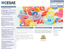 Tablet Screenshot of cesae.campuslearning.es